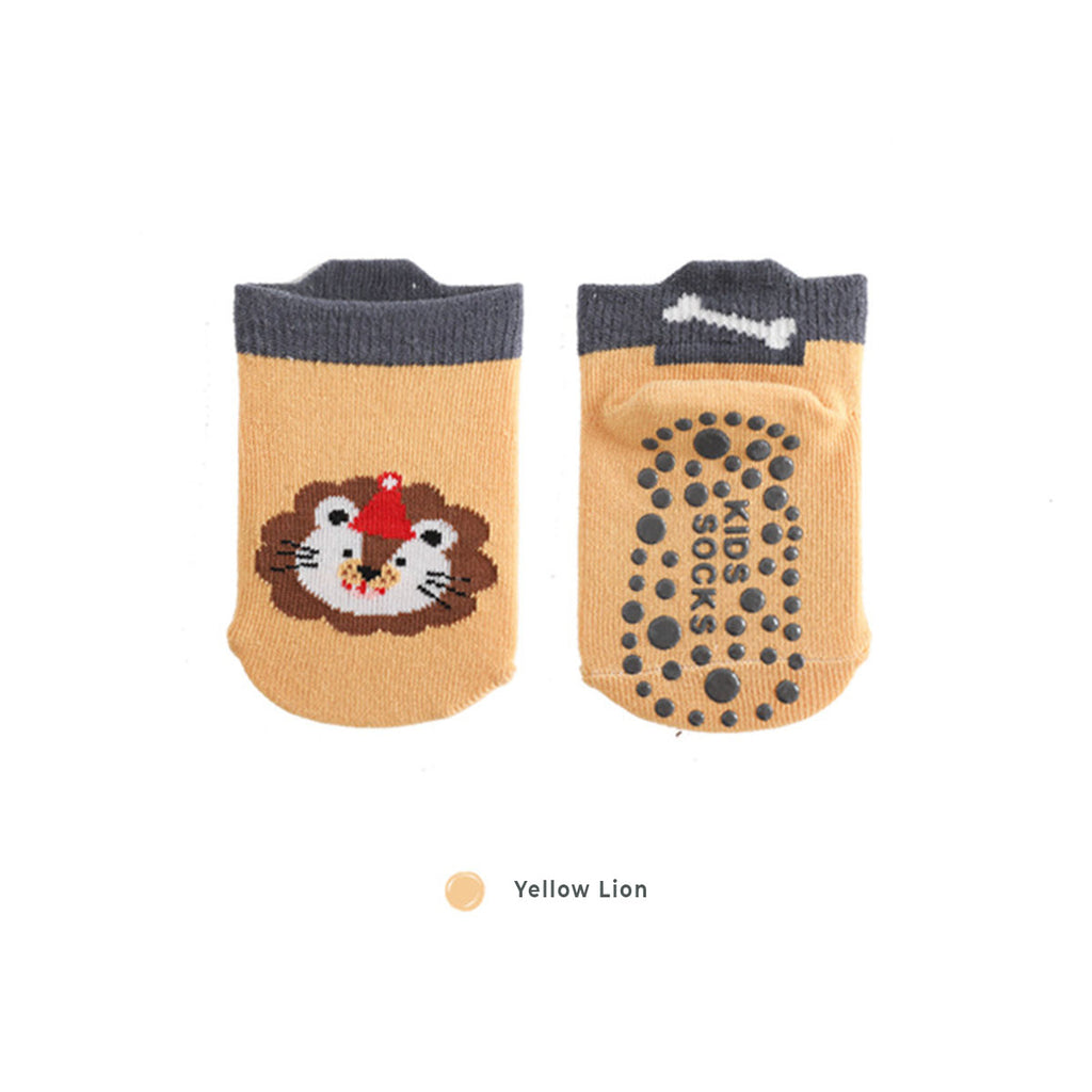 Baby Green Cute Cartoon Printed Non-Slip Floor Socks Trending Accessories
