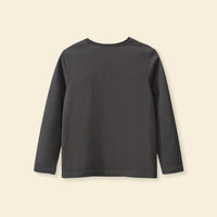 Boys Long Sleeves Typography Print T-Shirt Tshirts   