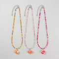 Pack Of 3 Girls Multicolour Fish Motif Beaded Necklace Sets Necklace and Chains Multicolor Onesize