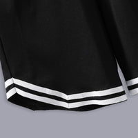 Boys Black Rugby Ball Graphic Short Sleeve T-Shirt With Shorts Set 2 pc. Sets