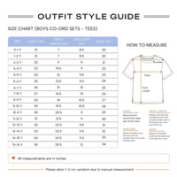 Boys Army Green Printed Short Sleeves T-shirt with Trouser Set Sets