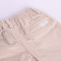 Boys Brown Applique Printed T-Shirt With Twill Shorts Sets 2 pc. Sets