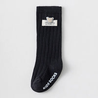 Pack of 6 Boys Multicolour Bear Applique Calf Length Cotton Socks Socks
