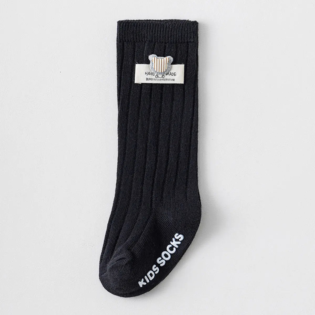Pack of 6 Boys Multicolour Bear Applique Calf Length Cotton Socks Socks