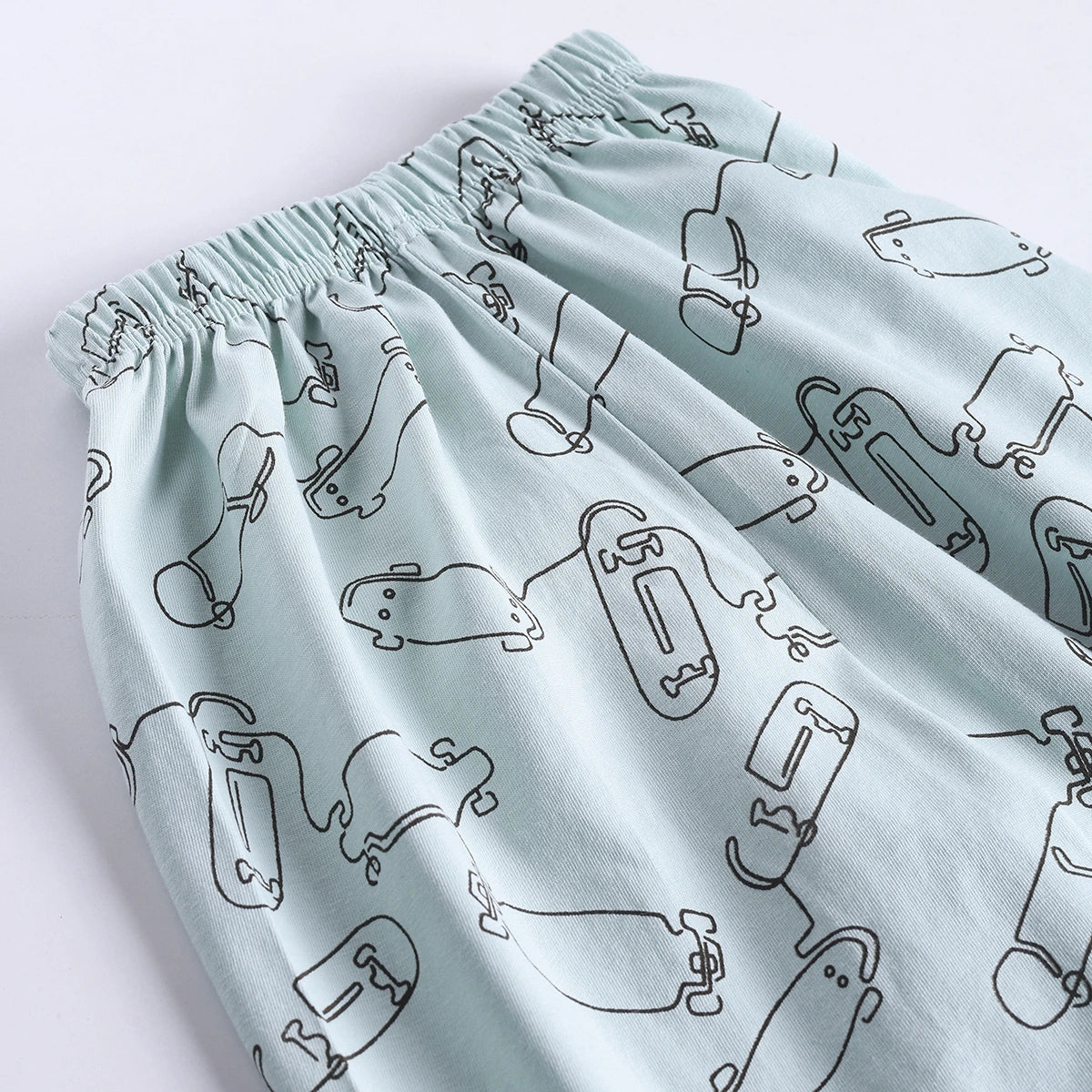 Boys Olive Typographic Printed T-Shirt With Elasticated Shorts Sets 2 pc. Sets