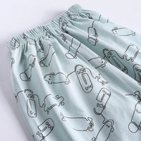 Boys Olive Typographic Printed T-Shirt With Elasticated Shorts Sets 2 pc. Sets