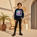Boys Navy Blue K -Pop Fever Graphics Crew-Neck Sweatshirt Sweatshirts & Hoodies Navy Blue 1-2 Y