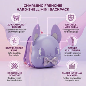 Girls Purple Cartoon Character Shaped School Backpack Trending Accessories