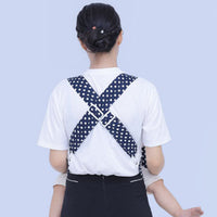 Baby Navy Blue Polka Dot Carrier with Four Clips Trending Accessories