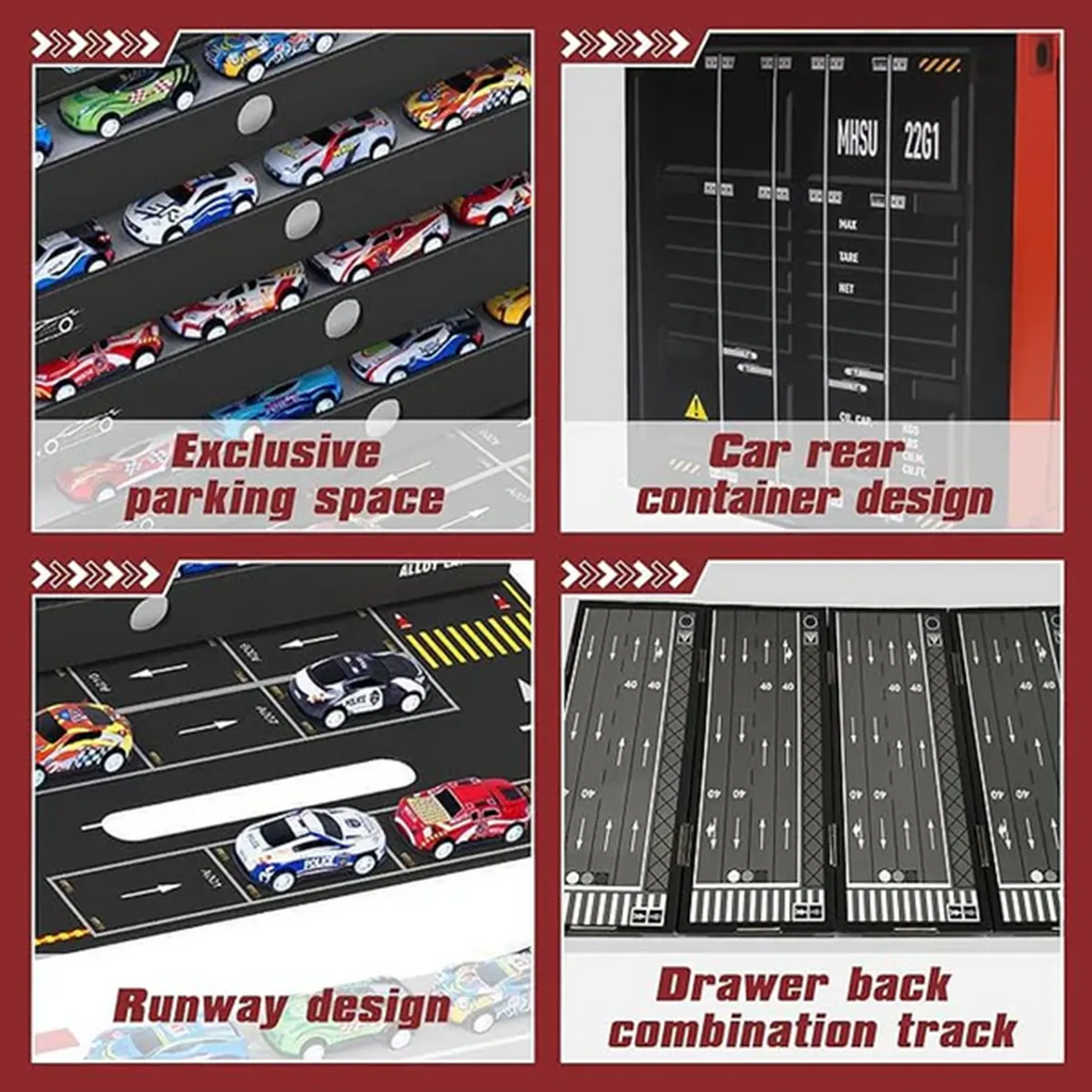Kids 48-Piece Die-Cast Pull-Back Mini Cars Set Trending Accessories