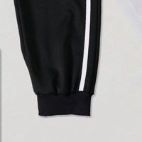Boys White Football Printed Sweatshirt With joggers Sets 2 pc. Sets
