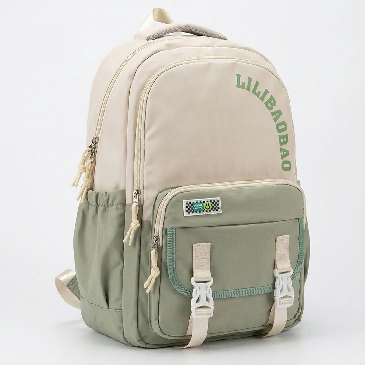 Kids Green Lilibao School Backpack Trending Accessories Green Onesize