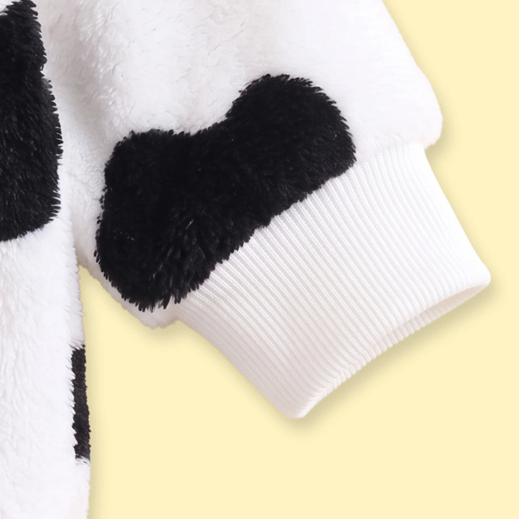 Boys White Animal Print Sweatshirt With Pants Sets 2 pc. Sets