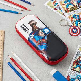 Captain America Superhero Hard Case Pencil Pouch for Kids Trending Accessories