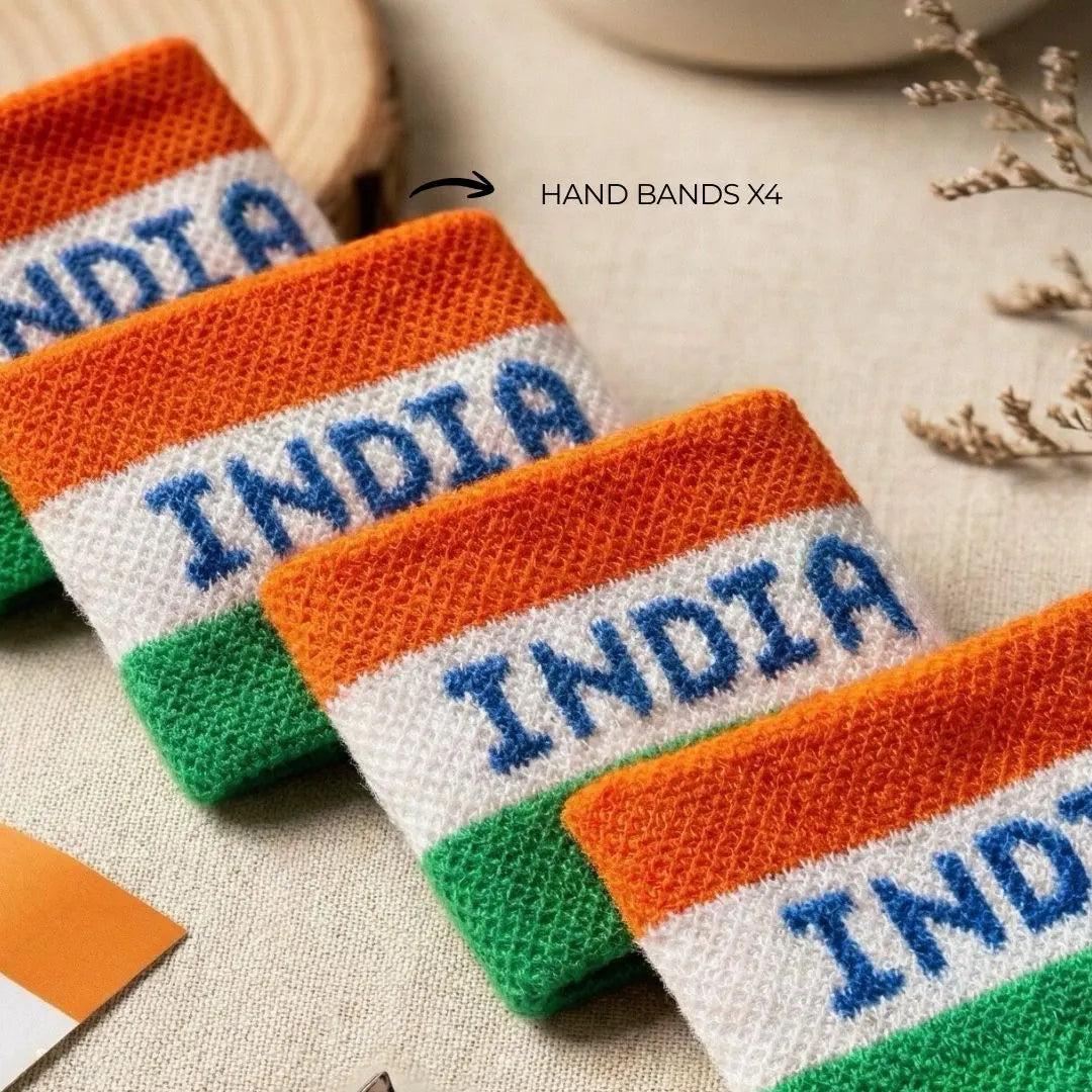 Kids India Republic Day 6-Piece Wristband & Hair Clip Set Trending Accessories