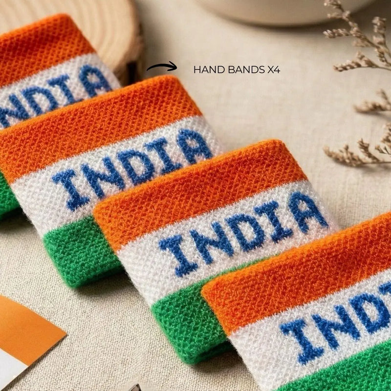 Kids India Republic Day 6-Piece Wristband & Hair Clip Set Trending Accessories