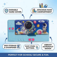 Kids Space Theme Magnetic Pencil Box Trending Accessories