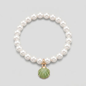 Pack Of 5 Girls Multicolour Charm Pearl Beads Bracelet Sets Bracelet