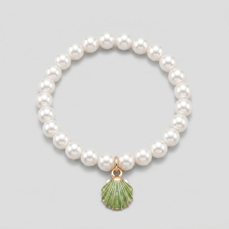 Pack Of 5 Girls Multicolour Charm Pearl Beads Bracelet Sets Bracelet