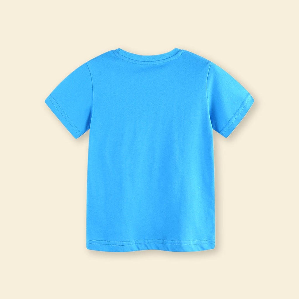 Boys Short Sleeve Dino Graphic T-Shirt Tshirts   