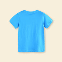 Boys Short Sleeve Dino Graphic T-Shirt Tshirts   