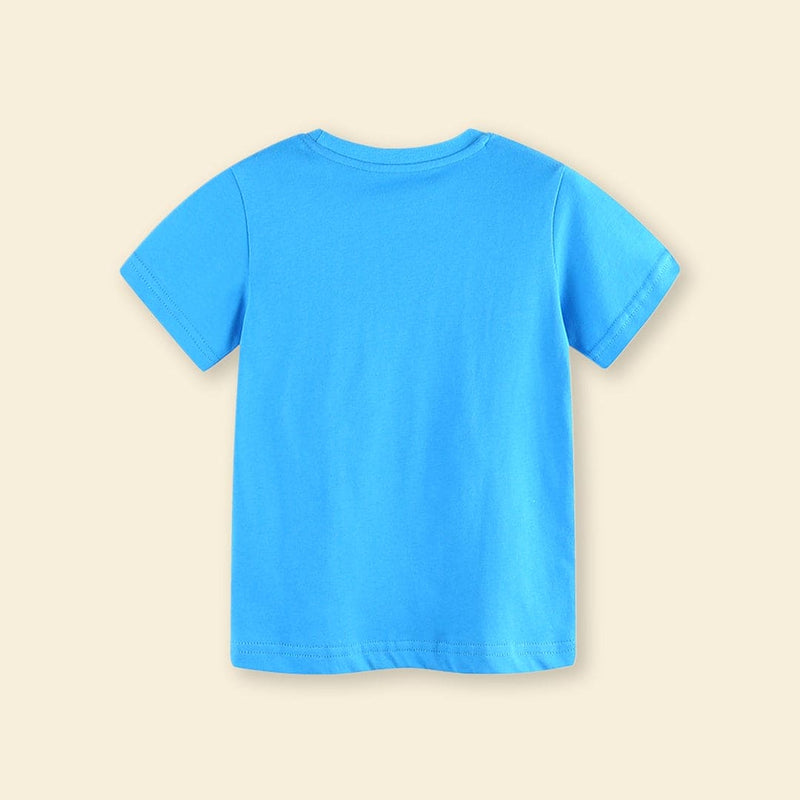 Boys Short Sleeve Dino Graphic T-Shirt Tshirts   