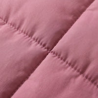 Girls Mauve Fleece-Lined Hooded Puffer Jacket Coats & Jackets