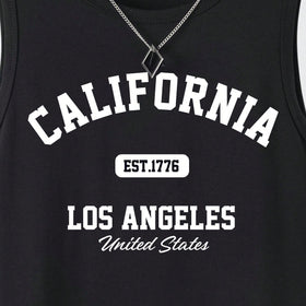 Boys Black Typographic Printed Vest Vests