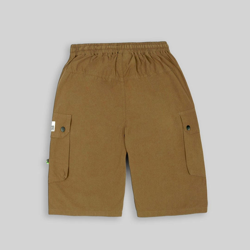 Boys Carto Pocket Poplin Bermudas Shorts   