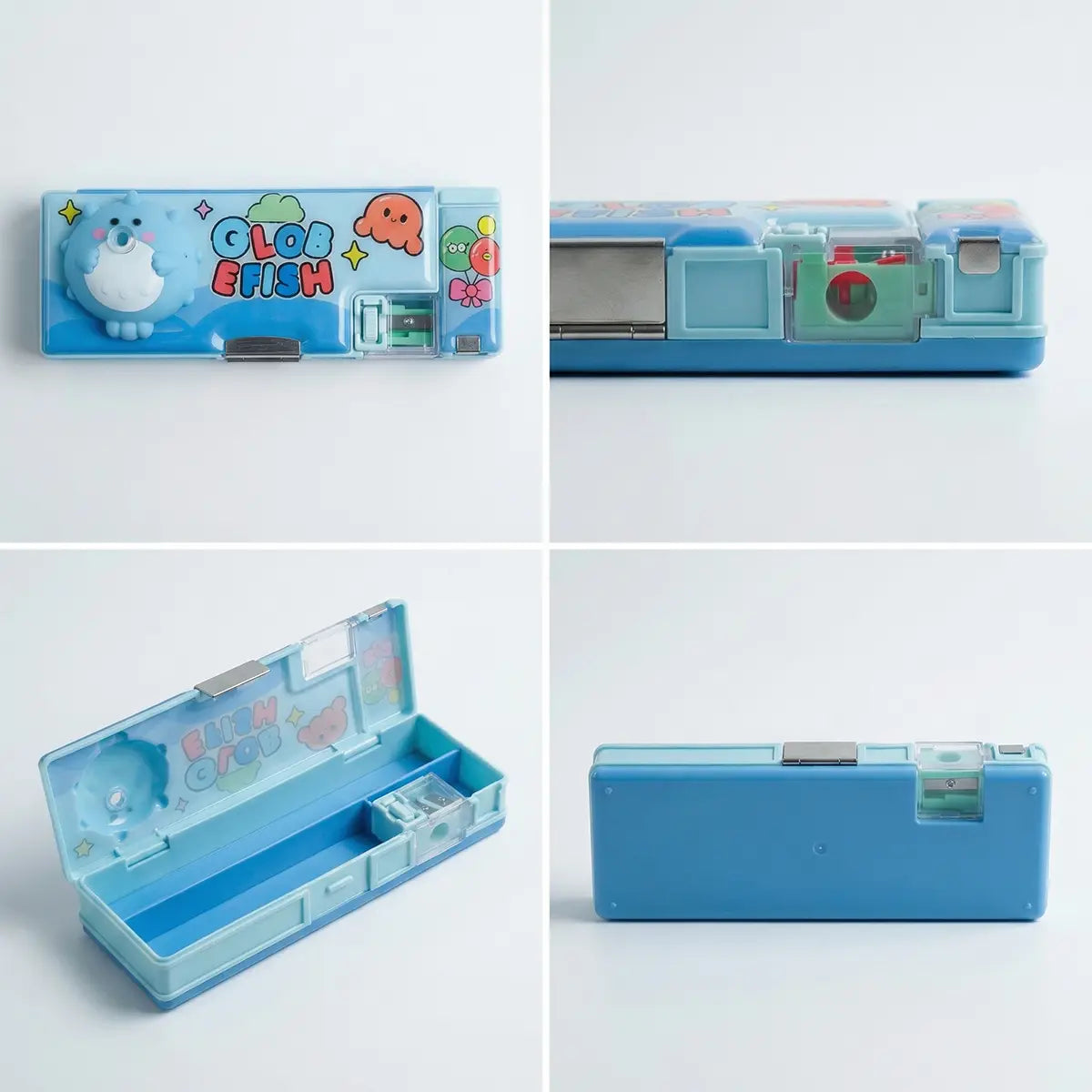 3D Squishy Fish Pop Eye Pencil Box with Sharpene Trending Accessories