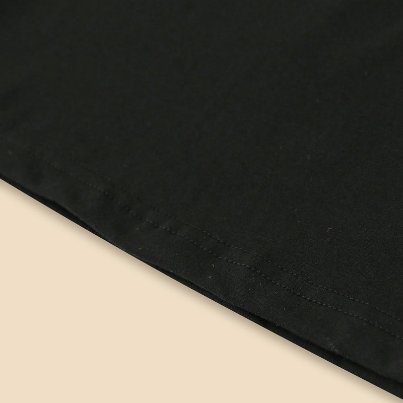Boys Black Typographic Printed Short Sleeve T-Shirt With Elasticated Shorts Set 2 pc. Sets
