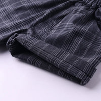 Boys Sky Blue Star Graphic Short Sleeve T-Shirt With Checked Shorts Sets Sets