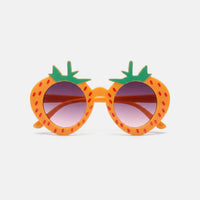 Girls Orange Strawberry Motif Sunglasses Sunglasses