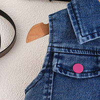 Girls Sleeveless Denim Jacket With Pink Pleated Skirt And Camisole Top Set 3 pc. Sets