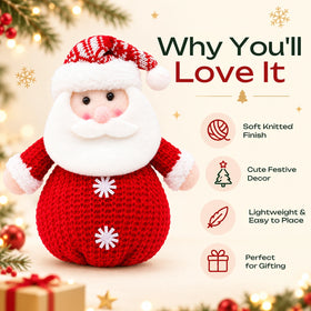 Knitted Santa Christmas Gift Bag Trending Accessories