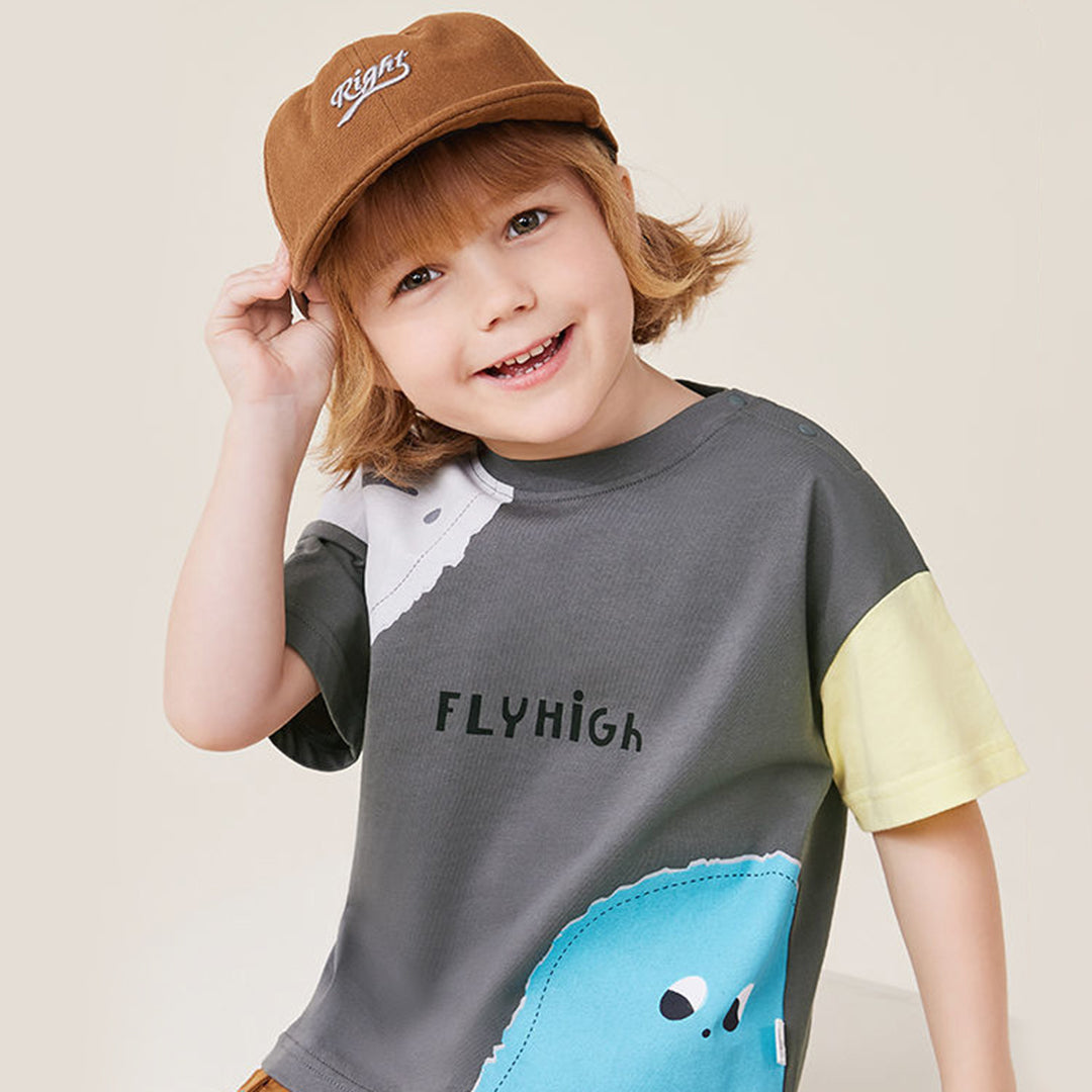 Boys Printed Oversized T-shirt Tshirts   