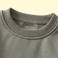 Boys Sage Green Typographic Long Sleeve Sweatshirt Sweatshirts & Hoodies