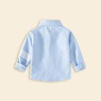 Boys Light Blue Long Sleeves Regular Shirt Shirts