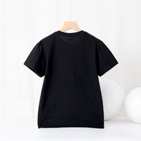 Girls Printed Short Sleeves Casual T-Shirt Tshirts   
