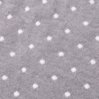 Girls Grey Polka Dot Print Knitted Fit & Flare Dress Casual Dresses