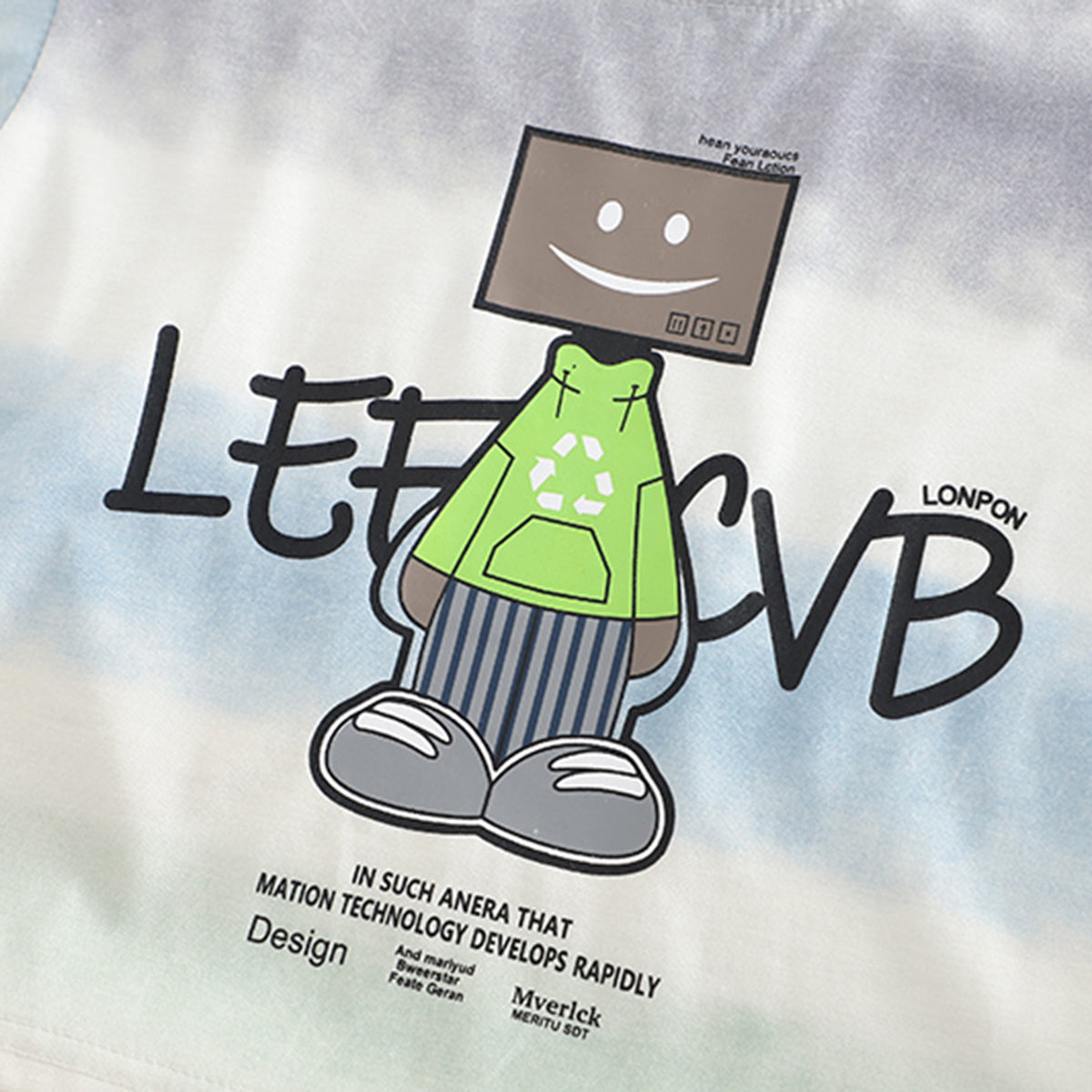 Boys Grey Robot Printed T-Shirt With Denim Shorts Set 2 pc. Sets