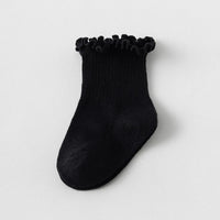 Pack of 6 Girls Multicolour Ruffle Edge Ankle Length Socks Sets Socks