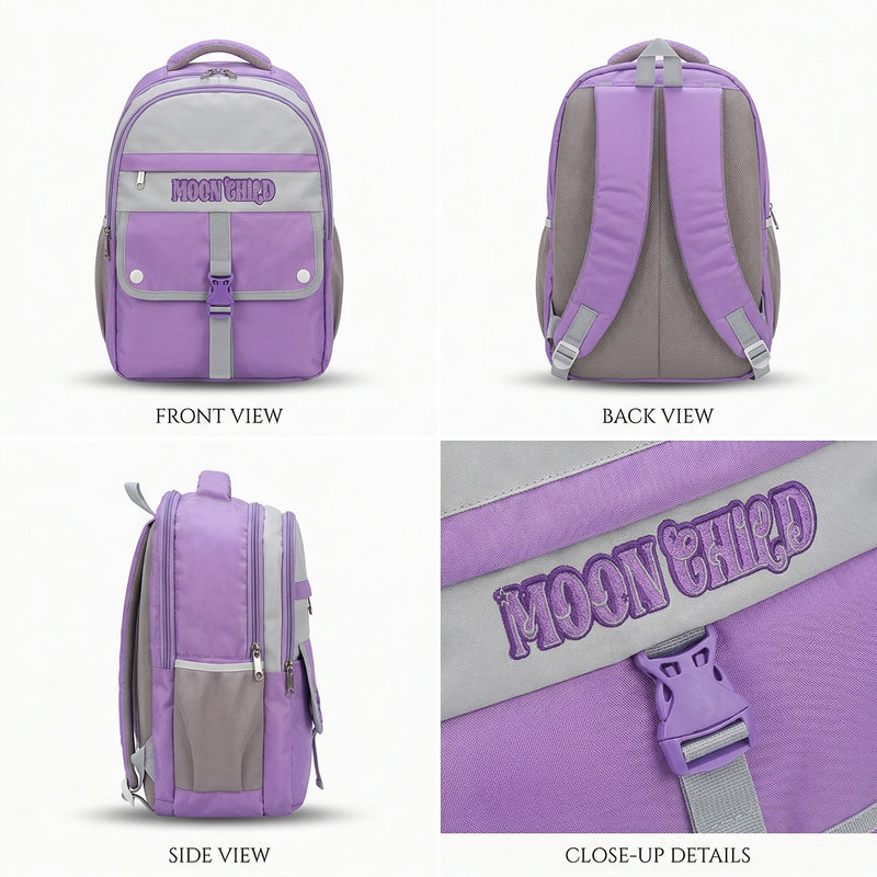 Kids Purple Multi-Compartment School Backpack Trending Accessories