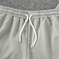 Boys Grey Short Sleeves Front Pocketed T-Shirt With Shorts Set 2 pc. Sets