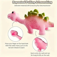 Kids Slingshot Dinosaur Finger Toys - Pack of 5 Trending Accessories
