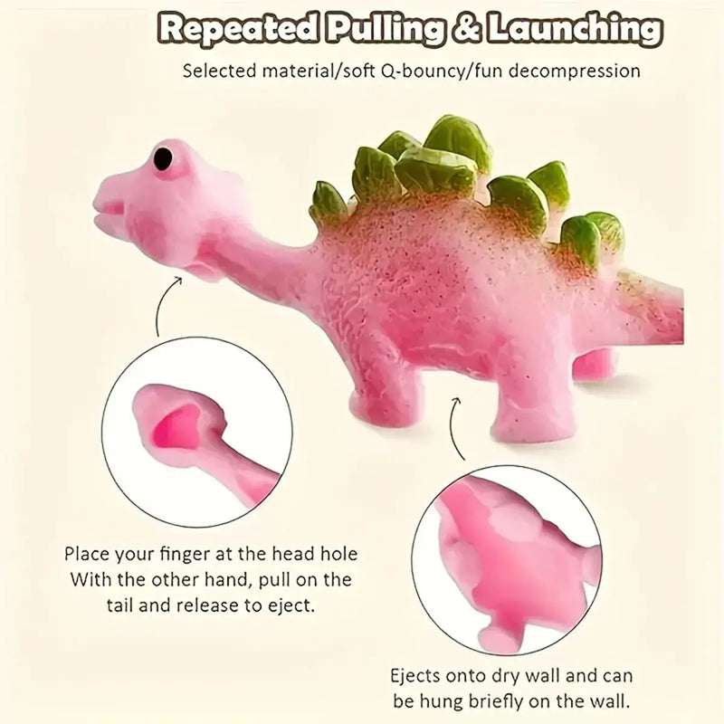 Kids Slingshot Dinosaur Finger Toys - Pack of 5 Trending Accessories
