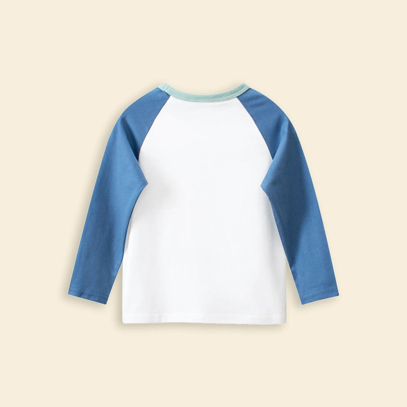 Girls Blue Graphics Winter Tshirts Tshirts