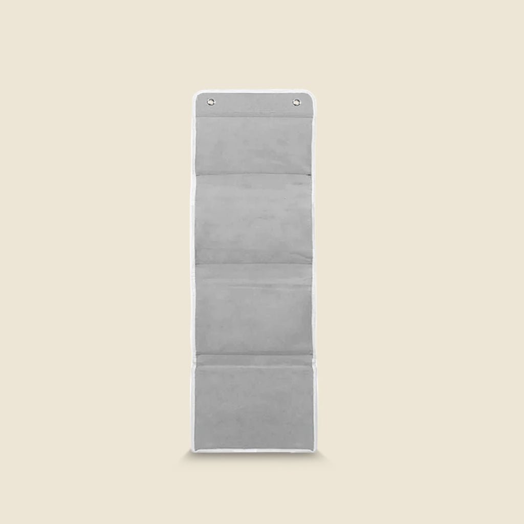 Grey Multi-Purpose Over-Door Hanging Organizer Trending Accessories