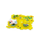 Includ Puzzle Track- 5 Pcs Airplane Playset