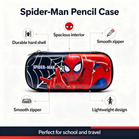 Spiderman Theme Based Hard Case Pencil Box for Boys Trending Accessories